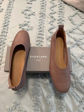 Everlane Neutral Brown Leather Slip-On - Mocha